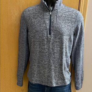 lululemon athletica Men's Blue Zip-Up Sweater